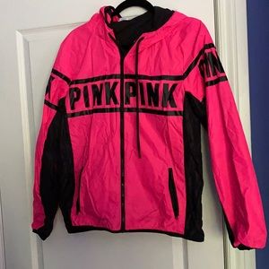 pink jacket